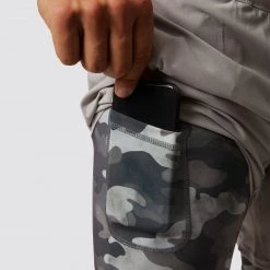 Born Primitive Bottoms The Versatile Short W/ Compression (Cool Grey W/ Storm Compression Liner)
