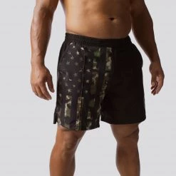 Born Primitive Patriotic Training Shorts (Woodland Patriot)