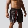 Born Primitive Patriotic Training Shorts (Thin Red Line)