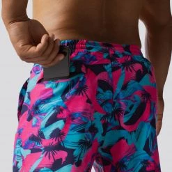 Born Primitive Training Shorts (Official WZA Edition- Pink Palm) Clearance Vault