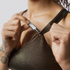 Born Primitive Sports Bras The Milk And Muscles Nursing Sports Bra (Gold Digger)