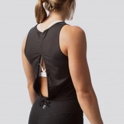 Born Primitive T-Shirts & Tanks The Hurricane Crop Tank (AScudds- Black)