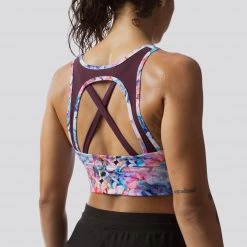 Born Primitive The Milk And Muscles Nursing Sports Bra (Floral Refresh) Maternity