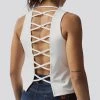 Born Primitive Tops String Me Along Crop Top 2.0 (White)