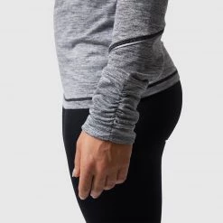 Born Primitive Tops The Quick Run Athleisure Hoodie (Heather Grey)