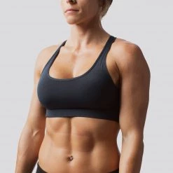 Born Primitive Strong Laced Sports Bra (Heather Navy) Sports Bras