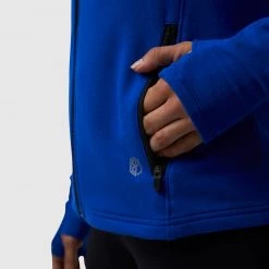 Born Primitive Unmatched Moto Zip Up (Electric Royal)