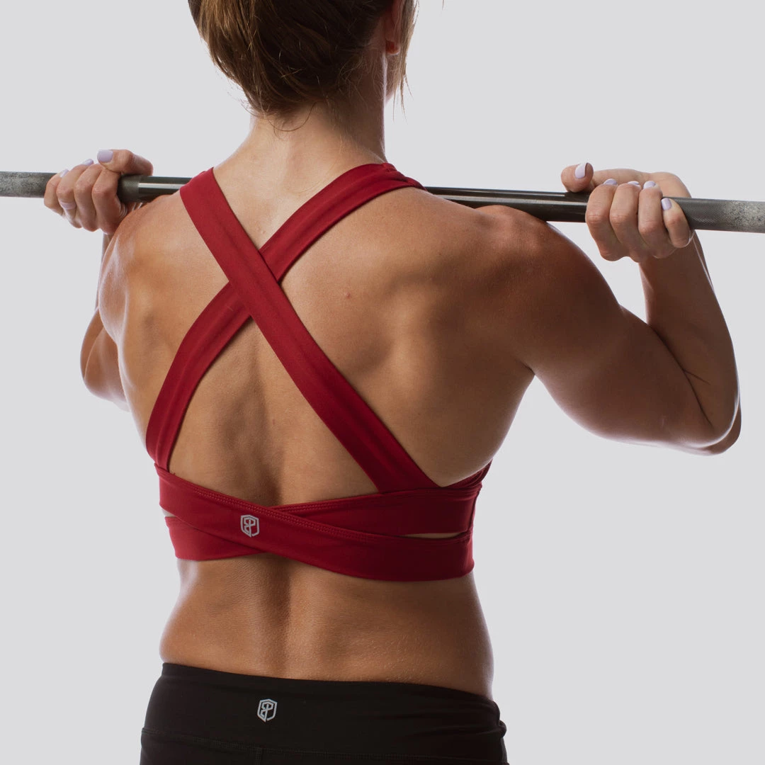 Born Primitive The Double Cross Sports Bra (Wine) Sports Bras 5 Born Primitive The Double Cross Sports Bra (Wine) Sports Bras