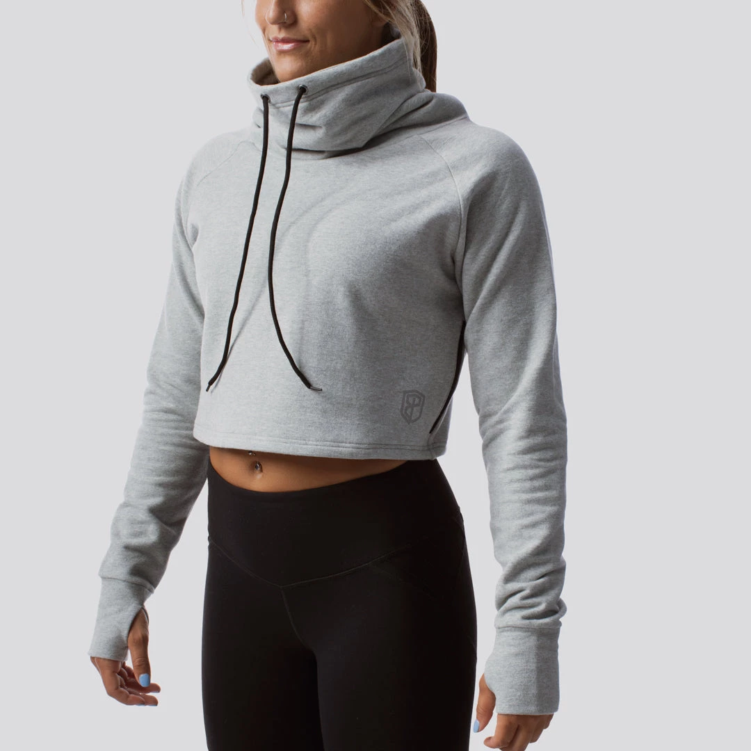 Born Primitive Cowl At The Half Moon Crop (Heather Grey) 3 Born Primitive Cowl At The Half Moon Crop (Heather Grey)