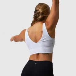 Born Primitive Rise Flex Sports Bra (White) Sports Bras
