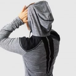 Born Primitive Tops The Quick Run Athleisure Hoodie (Heather Grey)
