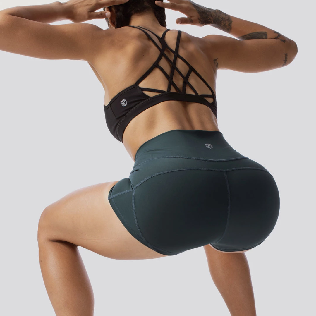 Born Primitive Your Go To Booty Shorts (Deep Teal) 4 Born Primitive Your Go To Booty Shorts (Deep Teal)