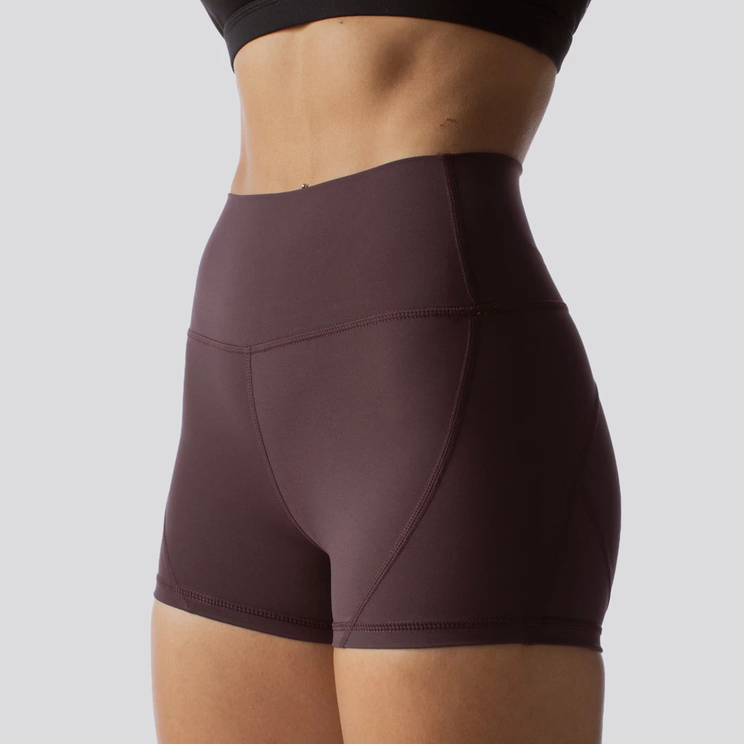 Born Primitive Your Go To Booty Shorts (Deep Plum) 3 Born Primitive Your Go To Booty Shorts (Deep Plum)