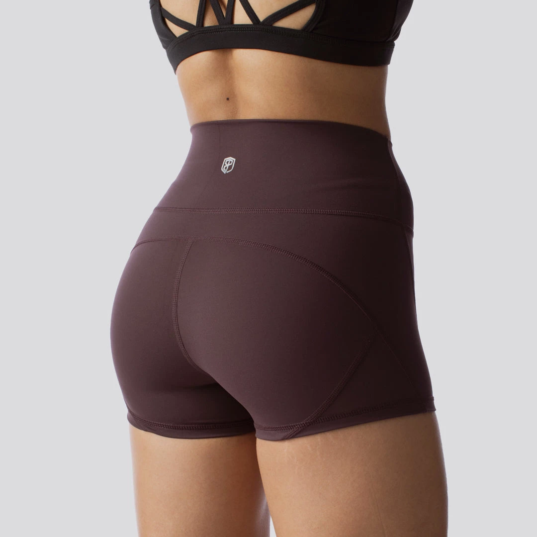 Born Primitive Your Go To Booty Shorts (Deep Plum) 4 Born Primitive Your Go To Booty Shorts (Deep Plum)