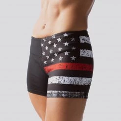 Born Primitive Patriotic Double Take Booty Shorts (Thin Red Line Edition)