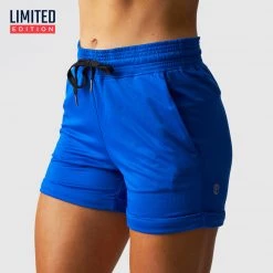 Born Primitive Female Lounge Shorts (Electric Royal) Bottoms