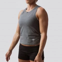 Born Primitive The Comeback Tank (Dark Heather Grey)