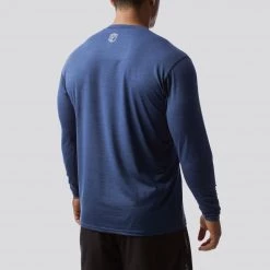 Born Primitive Long Sleeves The Athleisure Long-Sleeve Crew (Navy Blue)