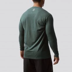 Born Primitive Tops The Athleisure Long-Sleeve Crew (Evergreen)