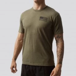 Born Primitive The American Protector 2.0 T-Shirt (Military Green) Patriotic