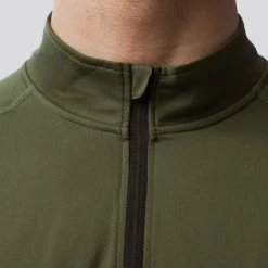 Born Primitive Male Zip Neck Athleisure Long Sleeve (Tactical Green) 7 Born Primitive Male Zip Neck Athleisure Long Sleeve (Tactical Green)