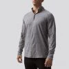 Born Primitive Male Zip Neck Athleisure Long Sleeve (Heather Grey)