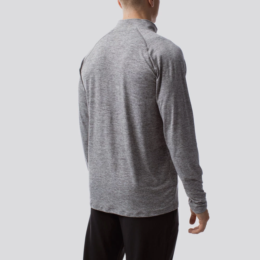 Born Primitive Male Zip Neck Athleisure Long Sleeve (Heather Grey) 4 Born Primitive Male Zip Neck Athleisure Long Sleeve (Heather Grey)