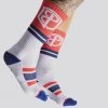 Born Primitive Crew Socks (White)