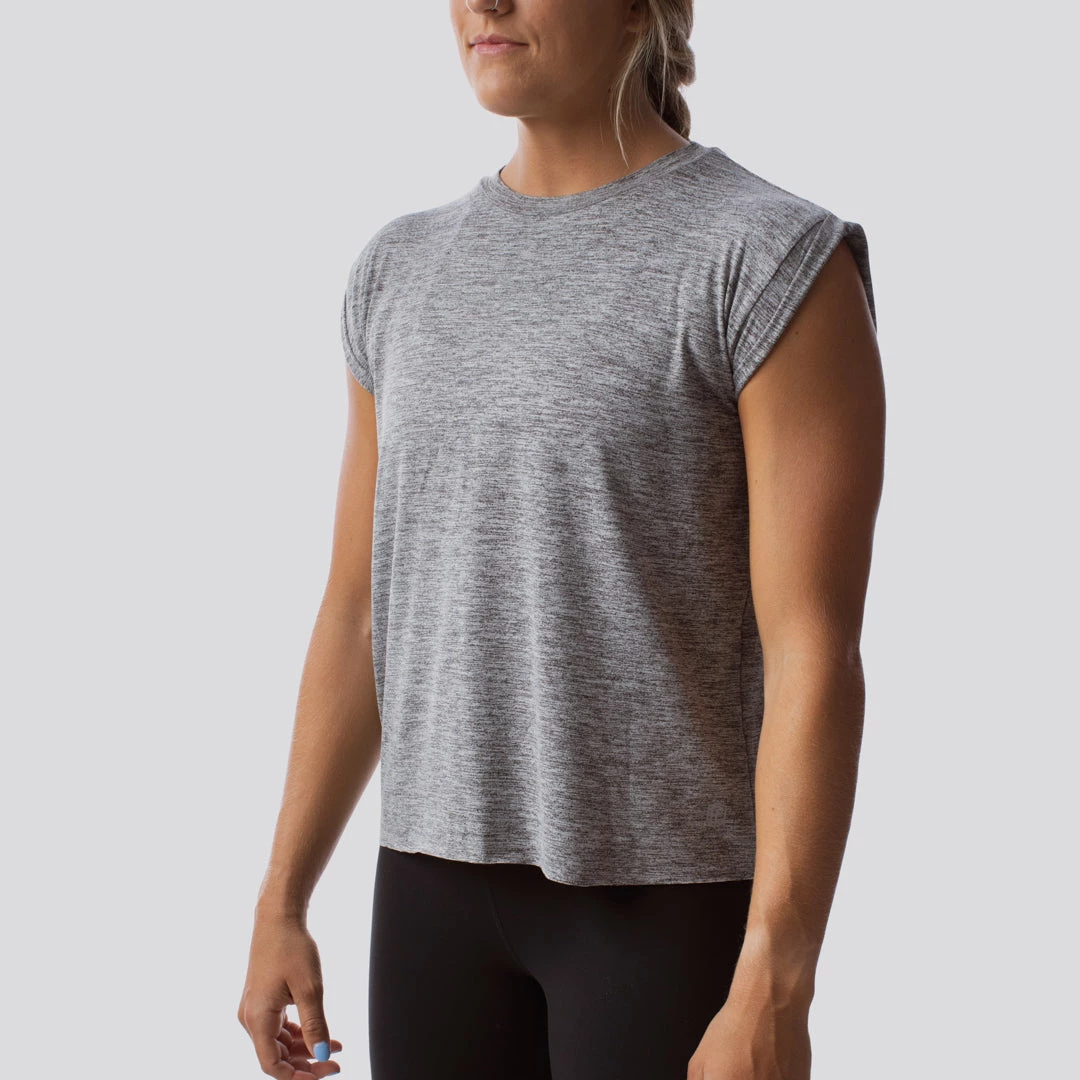 Born Primitive Tops The Captivate Muscle Tee (Heather Grey) 3 Born Primitive Tops The Captivate Muscle Tee (Heather Grey)