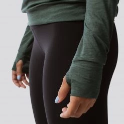 Born Primitive Athleisure Warm Up (Evergreen) Tops