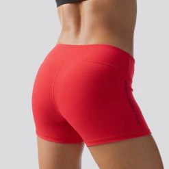 Born Primitive Renewed Vigor Booty Shorts (Red) Clearance Vault