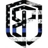 Patriotic Born Primitive Decal (Thin Blue Line)