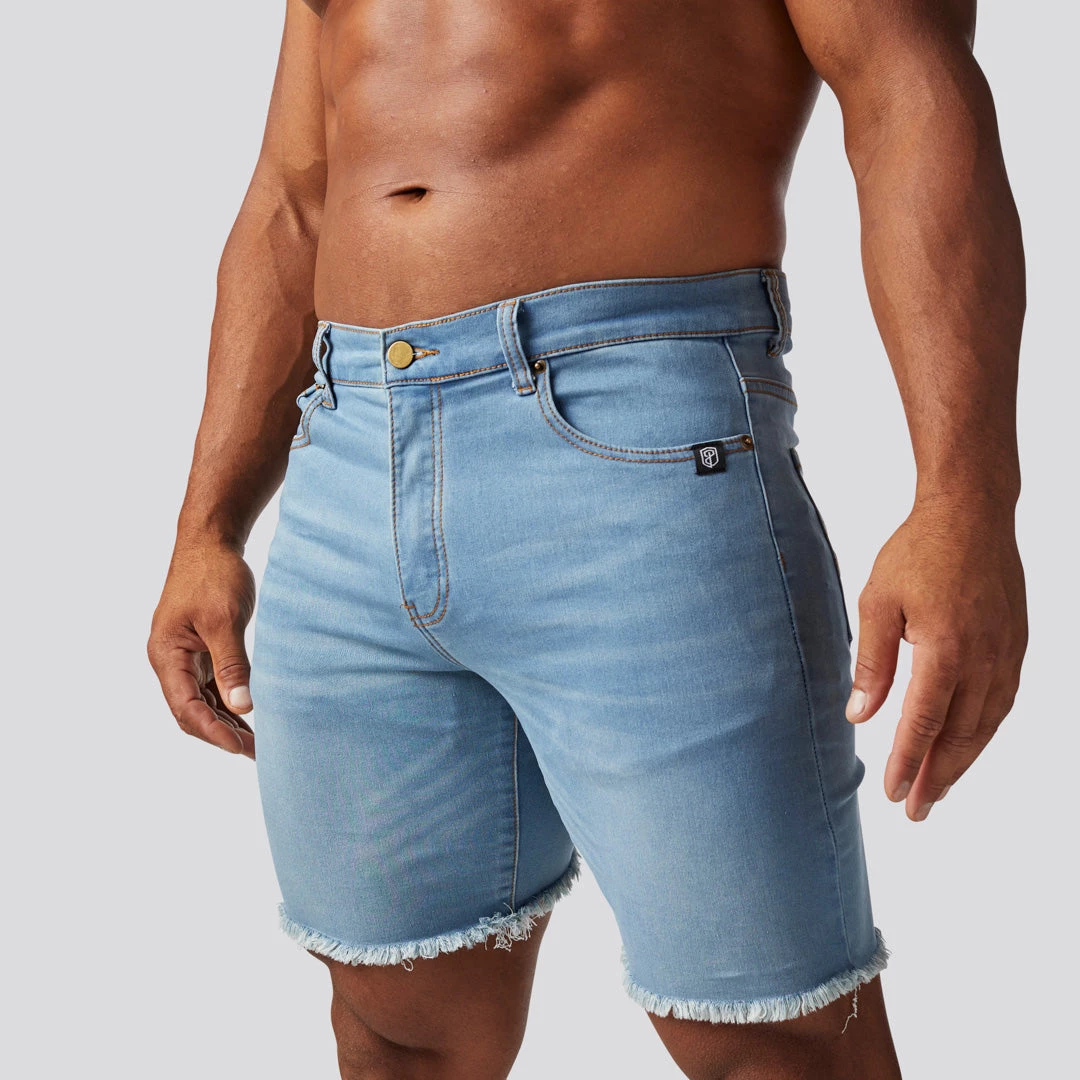 Born Primitive FLEX Stretchy Jorts (Denim) Bottoms 3 Born Primitive FLEX Stretchy Jorts (Denim) Bottoms