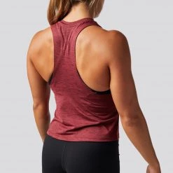 Born Primitive The Elevate Crop 2.0 (Maroon) T-Shirts & Tanks