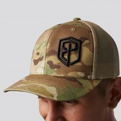 Born Primitive Trucker Hat (Multicam With Tan Mesh) Accessories/Hats