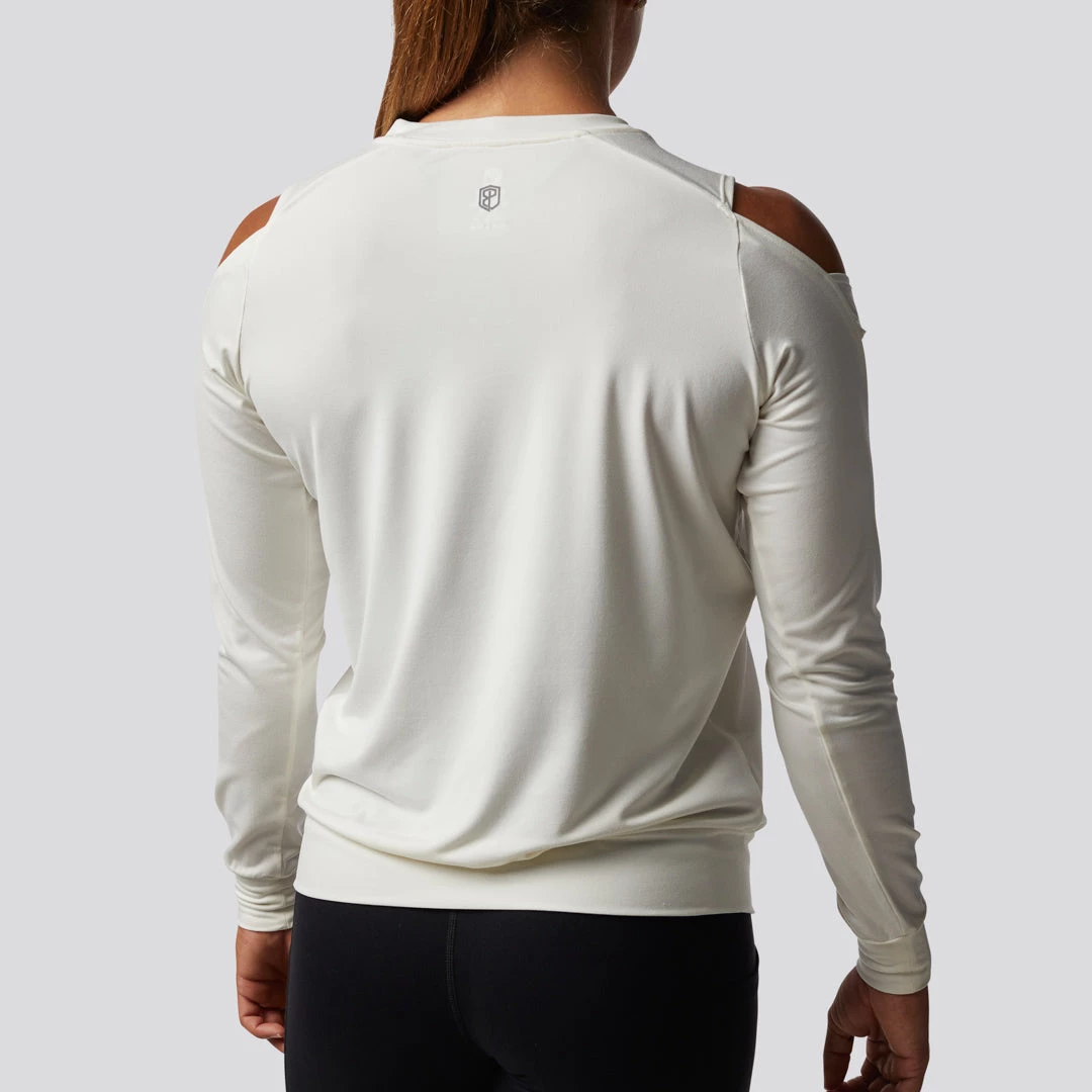 Born Primitive Cold Shoulder Long-Sleeve (White) 4 Born Primitive Cold Shoulder Long-Sleeve (White)