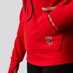 Born Primitive Cowl At The Full Moon Sweatshirt (Red) Long Sleeves