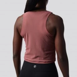 Born Primitive Strong Is Beautiful Mesh Tank (Mauve) Tops
