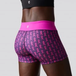 Born Primitive Double Take Booty Shorts (Bright Pink Edition-Ribbons)