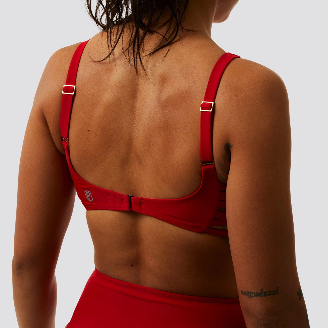 Born Primitive Ripple Bikini Top (Bright Red) Clearance Vault 4 Born Primitive Ripple Bikini Top (Bright Red) Clearance Vault