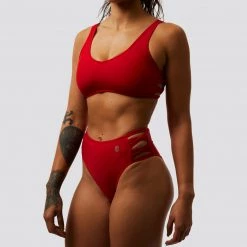 Born Primitive Ripple Bikini Top (Bright Red) Clearance Vault 10 Born Primitive Ripple Bikini Top (Bright Red) Clearance Vault