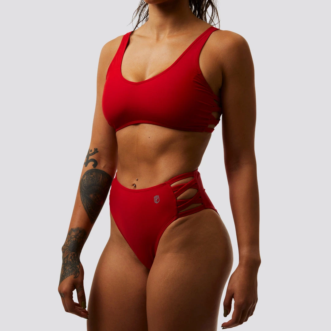 Born Primitive Ripple Bikini Top (Bright Red) Clearance Vault 6 Born Primitive Ripple Bikini Top (Bright Red) Clearance Vault