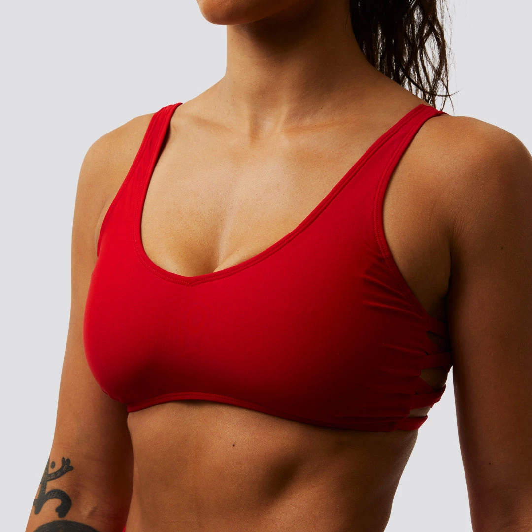 Born Primitive Ripple Bikini Top (Bright Red) Clearance Vault 3 Born Primitive Ripple Bikini Top (Bright Red) Clearance Vault