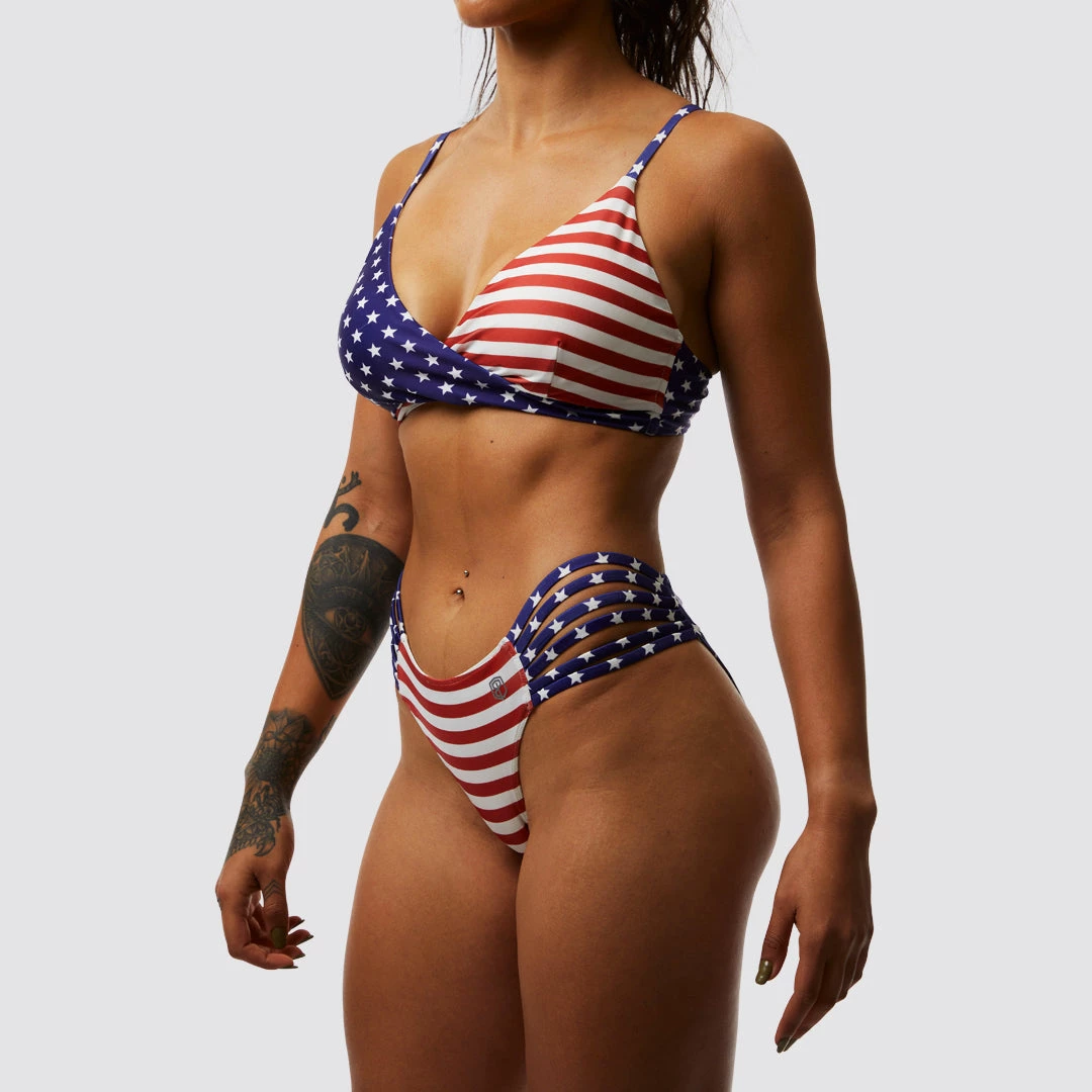 Born Primitive The Inlet Bikini Top (America) Patriotic 5 Born Primitive The Inlet Bikini Top (America) Patriotic