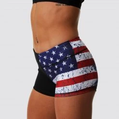 Born Primitive Double Take Booty Shorts (Patriot Edition)