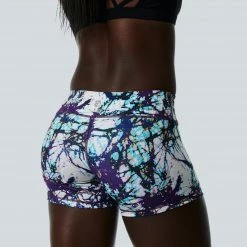 Born Primitive Clearance Vault Double Take Booty Shorts (Stained Glass)