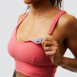 Born Primitive Maternity The Milk And Muscles Nursing Sports Bra (Peach)