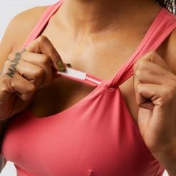 Born Primitive Maternity The Milk And Muscles Nursing Sports Bra (Peach)
