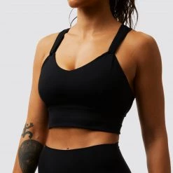 Born Primitive Maternity The Milk And Muscles Nursing Sports Bra (Black)