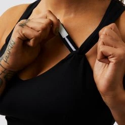 Born Primitive Maternity The Milk And Muscles Nursing Sports Bra (Black)